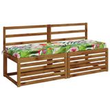 vidaXL - 2-delige - Bankkussens - SOEST - 2 - st - 100% - Polyester - Meerkleurig