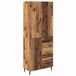 vidaXL Highboard Oud Hout 69,5 x 34 x 180 cm