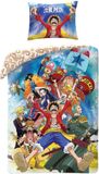 One Piece Dekbedovertrek Adventures 140 x 200 cm polyester