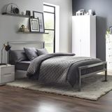 Julian Bowen Soto Metalen Bed 90Cm - Zilver