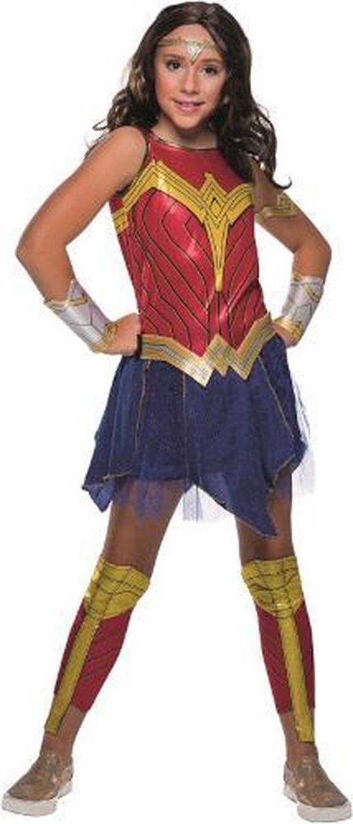 Rubie's Rubie's Verkleedpak Wonder Woman Meisjes Rood 5-delig Mt 104