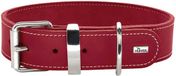 Hunter Halsband Aalborg Special Rood - Leer - Hondenhalsband - 35 cm