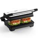 YASHE Croque-Monsieur, Panini-grill, 1500 W, XXL-platen met antiaanbaklaag | Automatische temperatuurregeling en controlelampjes voor eenvoudige bediening
