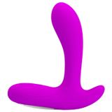 Pretty Love Backie - stimulateur de prostate vibrant - silicone rose