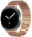 Strap-it Stalen gevlochten band geschikt voor Samsung Galaxy Watch 9 (40/44mm) / Watch 8 (40/44mm) / Classic (46mm) - Rosé Goud