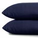 DecoKing RESTILO Jersey Katoenen Kussensloop 40x80 cm - 2 stuks Blauw