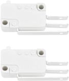 VGOL vaatwasser microschakelaar waterniveauregelaar, compatibel met Bosch 3VB350ID/01 3VB350ID/02 3VB613BA/08 OE 00165256, inbouwgatafstand 22 mm, 2 stuks