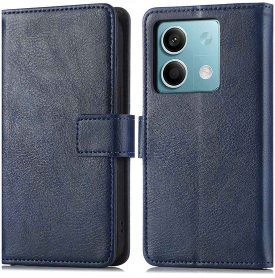 imoshion Luxe Bookcase - Geschikt voor Xiaomi Redmi Note 13 (5G) - Donkerblauw