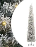 vidaXL Kunstkerstboom Groen 270 cm PVC en Staal en Kunststof