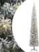 vidaXL Kunstkerstboom Groen 270 cm PVC en Staal en Kunststof