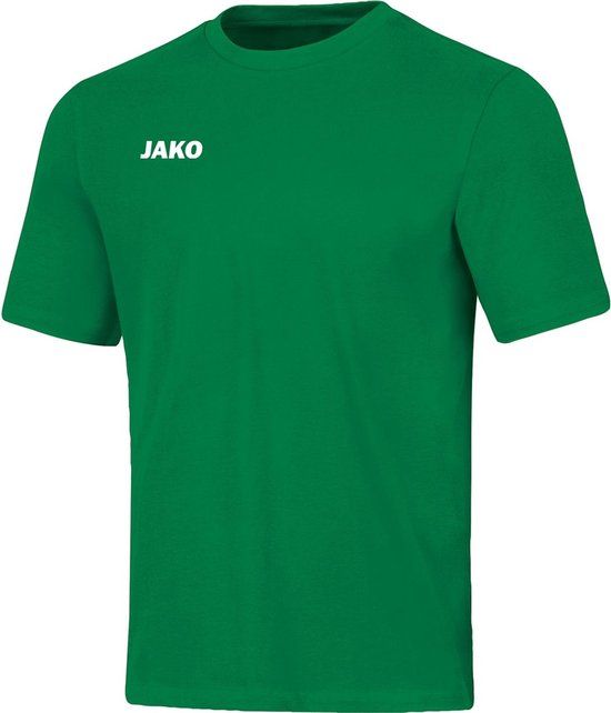 Jako Base T-Shirt Kinderen - Sportgroen - Maat 164