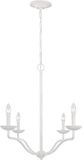 Feiss LED Kroonluchter | 4X E14 Max 40W | Dimbaar | Textured Plaster White