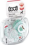 Lovi Retro Baby Fopspeen 0-3 maanden Mint/Wit (2 stuks)