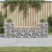 Prolenta Maison Exclusive - Banc De Jardin Design Gabion 183x41x60,5 Cm Bois Massif Douglas