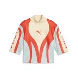 PUMA FUTURE.PUMA.ARCHIVE Moto strakke top voor dames XL, Buttercream Yellow