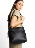 Tom Tailor TTSORA M Schoudertas met riemdetail - ONESIZE - zwart