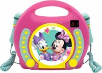Lexibook Disney Minnie CD speler met microfoons - Roze