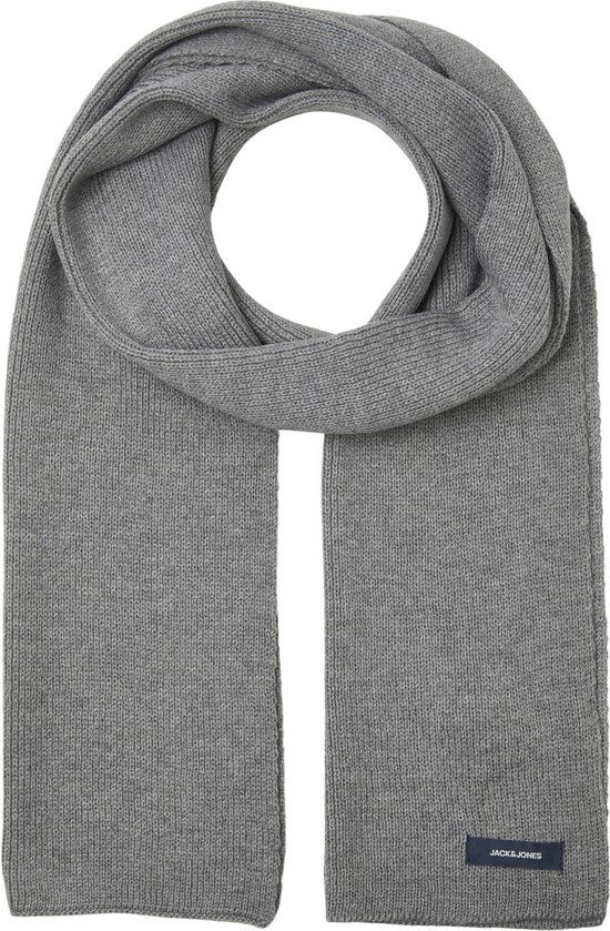 JACK & JONES JACDNA Knit Scarf - Grey Melange - Men