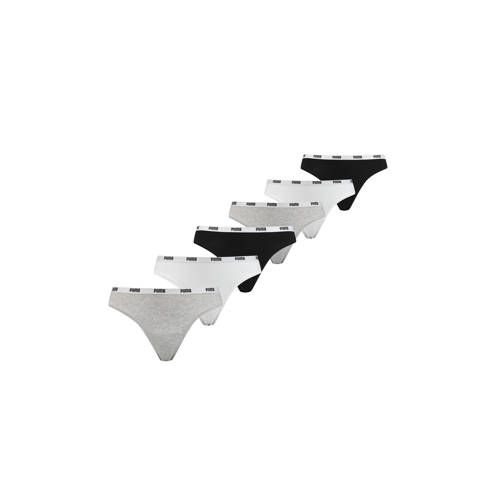 Puma String - Set van 6 - Grijs/Wit/Zwart
