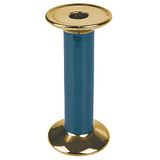 Villa d'Este Home Tivoli Kandelaar goud en ottanium van keramiek H 21,5 cm, Xmas, Medium