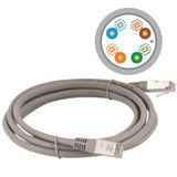 Alantec KKF5SZA7.0 câble réseau Gris 7 m Cat5e F/UTP (FTP)