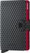 Secrid Miniwallet Pasjes Portemonnee Cubic black & red