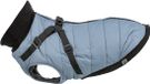 Trixie Manteau pour chien Pontis - Blauwgrijs, 40cm, Avec harnais, Doublure polaire, Réfléchissant