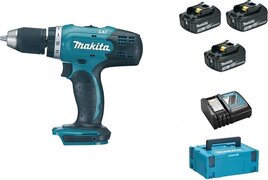 Makita accuboormachine nu met 3 accu's