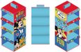 Disney Mickey Organiseur - Armoire de rangement suspendue - Organiseur - Système de rangement - 4 compartiments - Suspendu - Pour enfants - Bleu/rouge