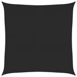 vidaXL Zonnezeil 7x7m HDPE Zwart