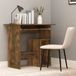 Maison Exclusive - Bureau, placage chêne fumé, 80x45x74 cm, panneau de particules