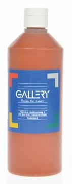 Gallery Plakkaatverf Flacon 500 ml - Lichtbruin