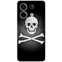 Xiaomi Bedrukt siliconen hoesje compatibel met Xiaomi Redmi Note 13 Pro 5G Drapeau Pirate