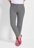 Goldner Broek Lange slim fit broek LOUISA in zwart