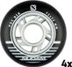 Nijdam Inline Skate Wielen Set - 72x24 mm - 4st - Black/Zwart