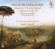 PIAS Nederland AliaVox Mendelssohn: Symphony No. 4 In A Majeur (SACD)