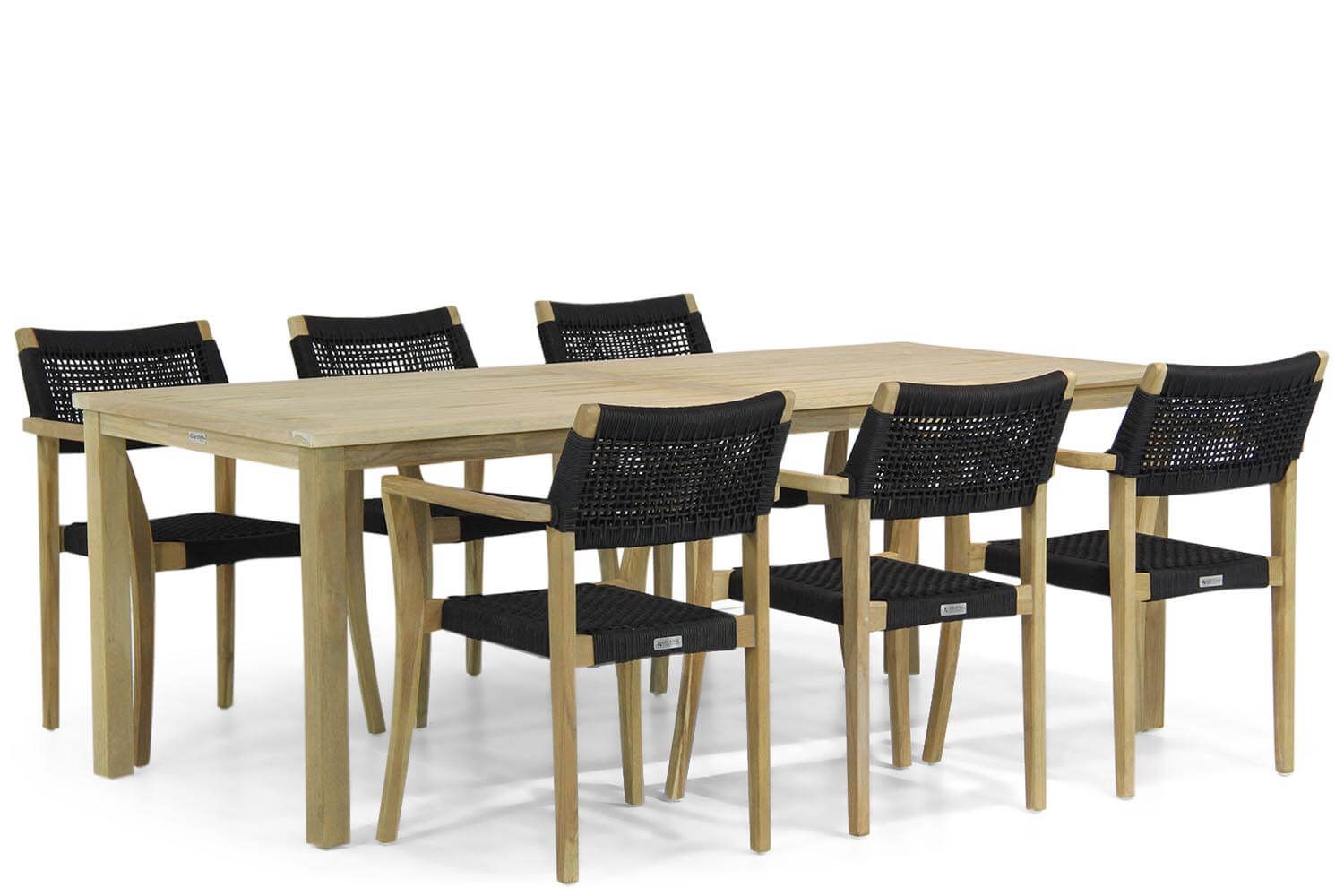 Lifestyle Garden Furniture Dallas/Weston 210 cm dining tuinset 7-delig - 7423601892851