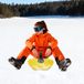 Luge avec poignées, adapté aux enfants et aux adultes