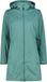 CMP Dames Parka met Rits en Capuchon - Groen - Polyester - Maat 38 - Waterdicht - Herfst/Winter 2025