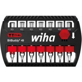 Wiha Bitset Bitbuddy® Ty-bit 49 mm Pozidriv 7-delig 1/4 (42099)