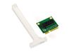 KALEA-INFORMATIQUE M2 naar MiniPCIe of M.2 naar mSATA adapter. met SSD-bevestigingsbeugel.