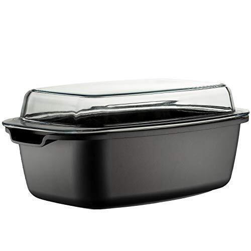 Style'n Cook rechthoekige braadpan, gegoten aluminium, zwart, 32 cm