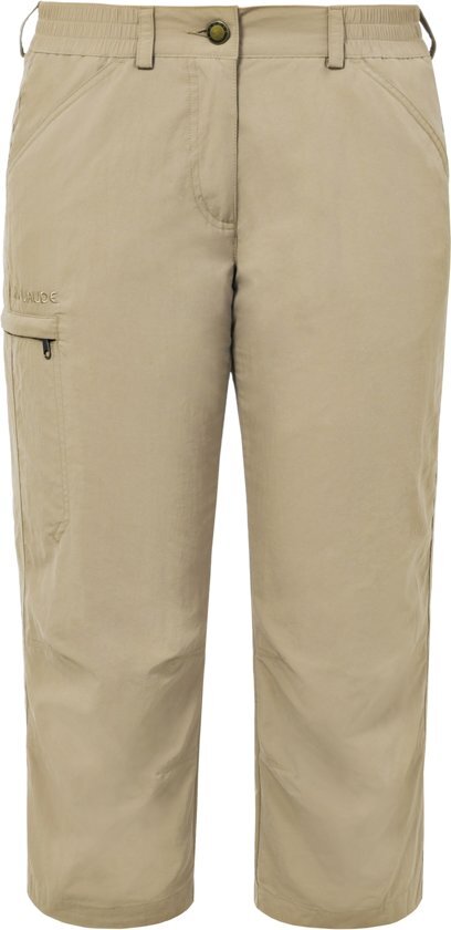 Vaude Farley Capri Pants Iv Outdoorbroek Dames - Muddy