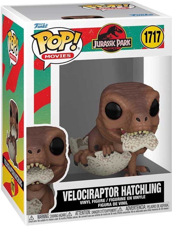 Funko Pop! Jurassic Park Velociraptor Hatchling vinylfiguur