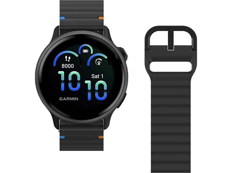 Just In Case Activeflex Garmin Vivoactive 6 / 5 Horlogebandje Zwart