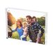 SimbaLux Magnetische acryl fotolijst 8 x 10 inch 24 mm dik met UV-bescherming (1 pak) Helder glas zoals, dubbelzijdig frameloze desktop drijvende display, vrijstaand, 20% dikker dan de meeste
