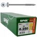 Spax Houtbouw Schroeven 6x250mm Platkop WIROX 50 stuks