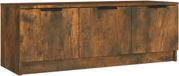 vidaXL Tv-meubel 102x35x36,5 cm bewerkt hout gerookt eikenkleurig