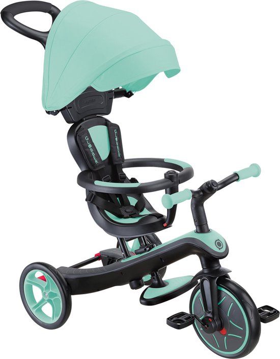 Globber Explorer 4-in-1 Driewieler Mint