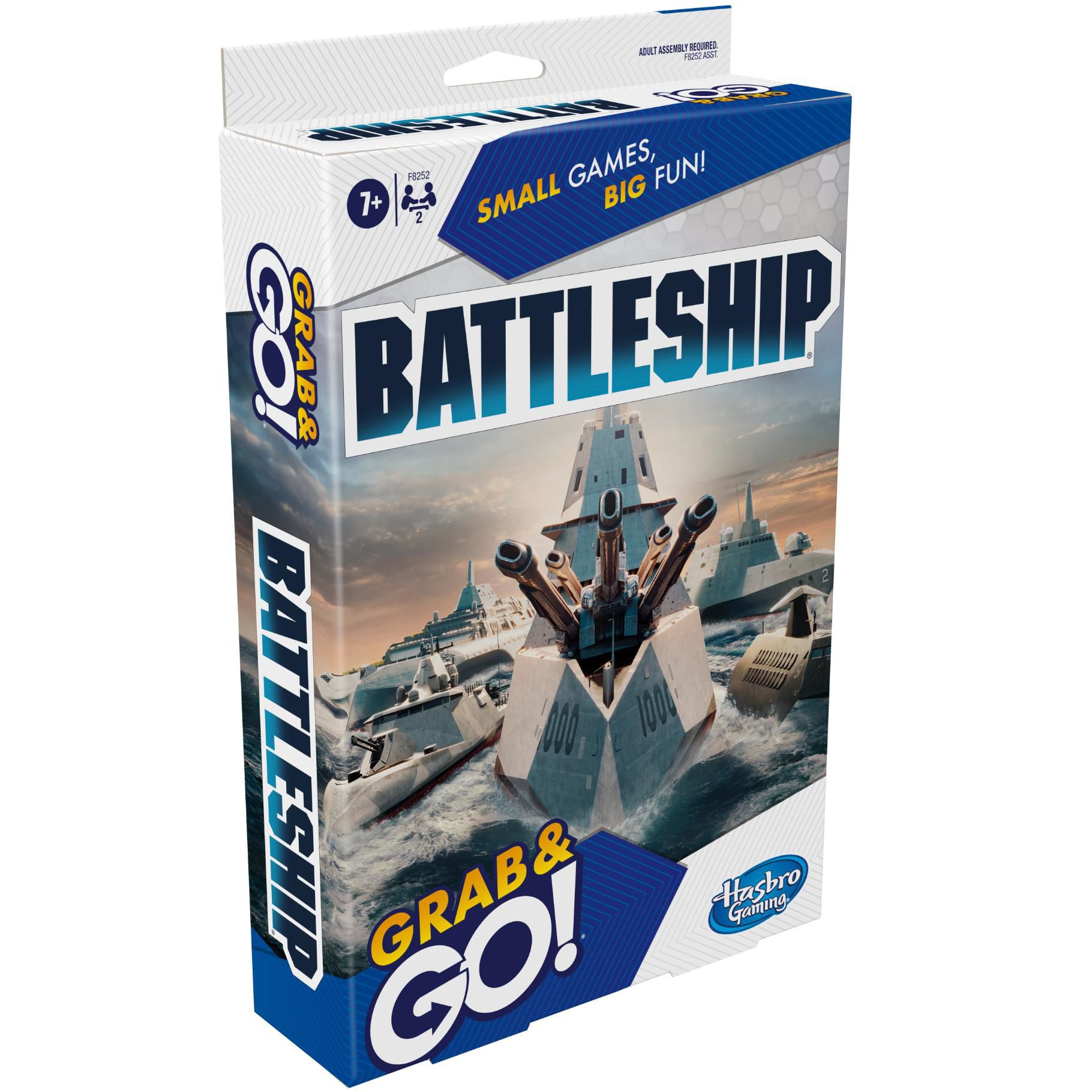Hasbro Gaming Battleship Grab & Go | Reisspel | Strategie | 2 spelers